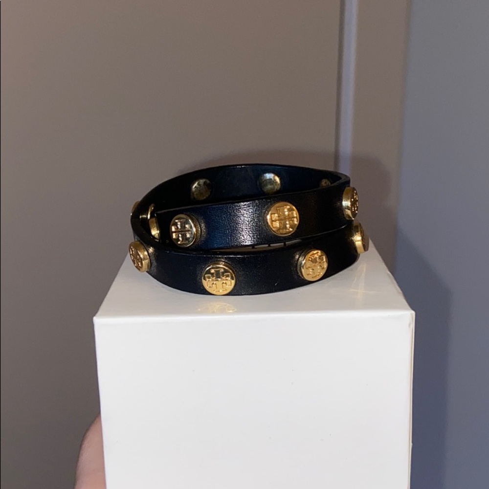 Tory Burch Leather Wrap Bracelet